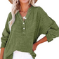 🔥Hot Sale 49% OFF💝✨Women’s Casual Gauze Button Neck Long Sleeve Blouse