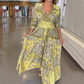Seasonal bestseller with 60% off 🔥 Elegant long floral dress for women