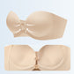🥳2026 HOT SALE🥳💞50K+ SOLD!Wireless Gathering Bra with Removable Straps – Convertible Strapless, Halter & Crisscross – Front Closure, Soft Nylon, Breathable – Flattering A‑B Cups, Black & Nude – Sizes 32/70AB to 38/85AB