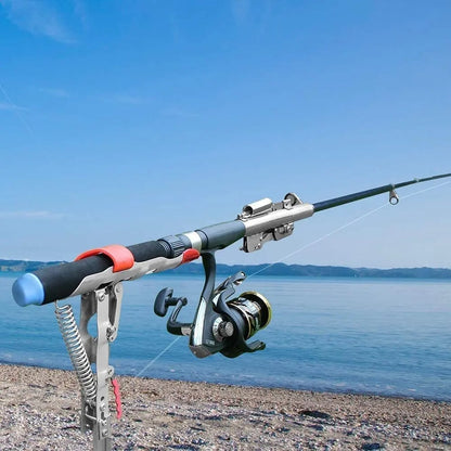⏳Time-limited Special 50% OFF🎣⚡ Automatic Fishing Rod Holder – Hands-Free Stainless Steel Bank Stick with Spring-Loaded Hook Setter | 110 lbs Tension ⚓