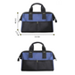 🧰🔧 Heavy Duty Tool Bag – Waterproof Hard Bottom, Oxford Cloth, Multiple Pockets, Padded Handle & Shoulder Strap – for DIY, Construction, Auto Repair – 13" to 19" (Red/Blue/Yellow/Green)
