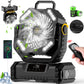 🏆HOT SALE 50%OFF🍃Portable Oscillating Fan with Remote Control