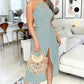 ⏳Time-limited Special⏰Sleeveless Irregular Halter Dress For Women👗
