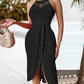 ⏳Time-limited Special⏰Sleeveless Irregular Halter Dress For Women👗
