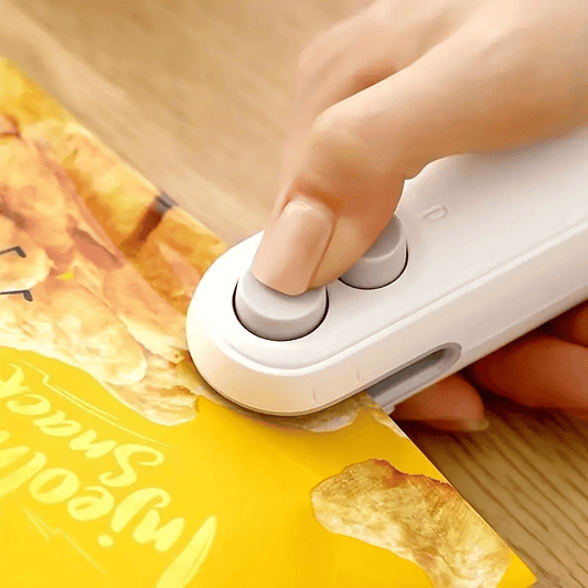 💥Mini Sealer Small Household Hand Pressure Sealer Portable Snack Plastic Bag Heat Sealing Machine