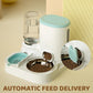 Gravity Pet Feeder and Water Dispenser Set