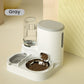 Gravity Pet Feeder and Water Dispenser Set