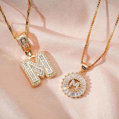 💍 2 Pack✨ Initial Letter Pendant Necklaces-Best Gift for your friends💝