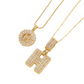 💍 2 Pack✨ Initial Letter Pendant Necklaces-Best Gift for your friends💝