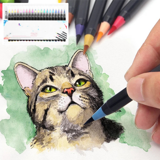 🔥Watercolor Real Brush Pen Sets