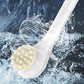 Long-handled electric exfoliating bath brush