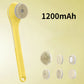 Long-handled electric exfoliating bath brush
