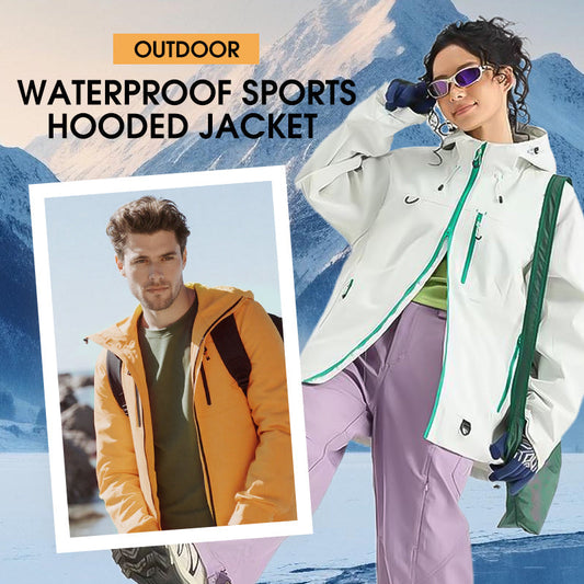 【S-3XL】🍁Waterproof sports jacket with hood for outdoor use