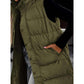 ❄️HOT SALE 50% OFF🍂Women's Long Puffer Vest with Quilted Hood & Button Down Closure