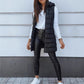 ⏰50% OFF🔥Long puffer vest for women 👗 | Solid color | Sleeveless | With hood | Winter clothing 💕