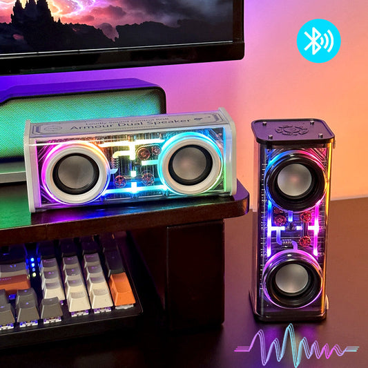 ⏳Time-limited Special🔥Transparent Bluetooth Speaker with Ambient Light