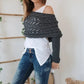 🌸Up to 50% off🔥Knitted Cable Wrap Shrugs For Women
