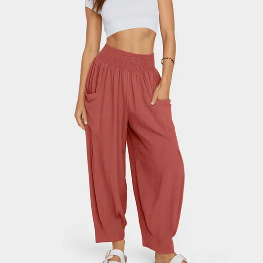 Women's Casual Loose High-Waisted Harem Pants