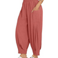 Women's Casual Loose High-Waisted Harem Pants