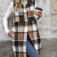 Women's Trendy Lapel Plaid Vest for Fall
