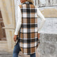 Women's Trendy Lapel Plaid Vest for Fall