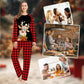 Family Reindeer Print Christmas Pajamas Set