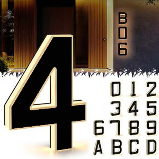 🏠✨Waterproof LED House Numbers for Outside