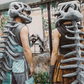 🦖 50% OFF NOW! 😂 Funny Dinosaur Skeleton Plush Costume – Soft & Cozy – Family Role Play & Party Fun 🎉