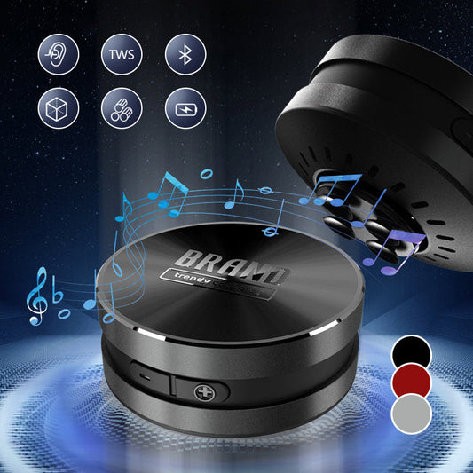 Mini Bluetooth Speaker with Metal Shell and Suction Cup
