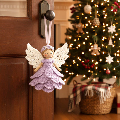 🎅Christmas Hot Sale 💖DIY Crochet Angel Ornament Kit for Beginners