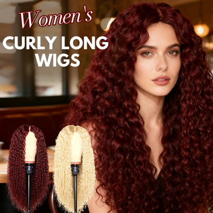 🏆Flash Sale 50% OFF⚡🔥Women's Curly Long Wigs