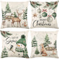 🎄🔥Christmas Promotion 50% OFF🔥Cute Christmas Print Pillow Cover