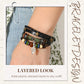Artistic Adjustable Multi-Layer Beaded Bracelet