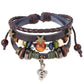 Artistic Adjustable Multi-Layer Beaded Bracelet