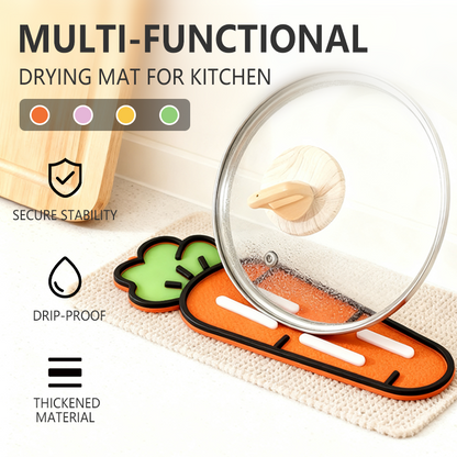 Multi-Functional Silicone Drying Mat for Kitchen