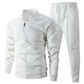 Men’s Stylish Lapel Jacket & Jogger Pants 2-Piece Set