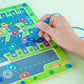 Magnetic Alphabet Maze Car Puzzle Toys Set