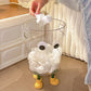 Creative Cartoon Standing Transparent Trash Can