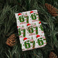 🎅Christmas Pre Sale 50% OFF🎁Funny Christmas Number Pattern Wrapping Paper