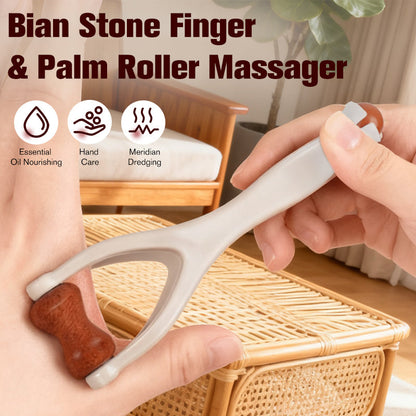 Bian Stone Finger & Palm Roller Massager
