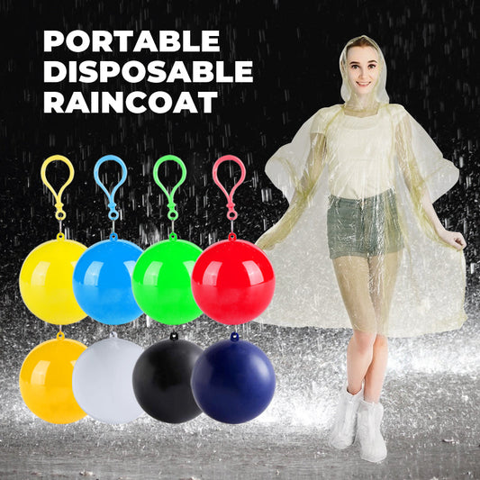 Portable Disposable Raincoat