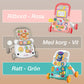 🎁 Limited Time 50% OFF⏳Colourful Anti-Tip Baby Walker with Toys