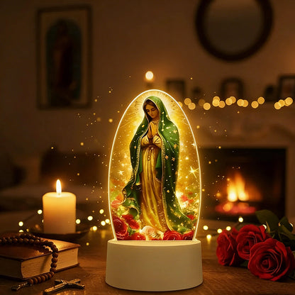 🔥Limited Time Discount🎁 - ✝️Inspirational Acrylic Faith-Based LED Night Light💖