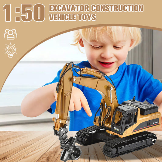 1:50 Excavator Construction Vehicle Toys