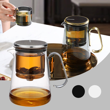 Glass Tea Pot with Magnetic Water Separation