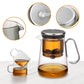 Glass Tea Pot with Magnetic Water Separation