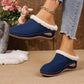 Women’s Cozy Faux Fur Lined Wedge Slippers