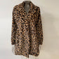 Women's Casual Loose Plush Leopard Coat| Super Soft Warm Stylish Winter Jacket | Viral Fall Winter Outfit
