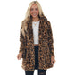 Women's Casual Loose Plush Leopard Coat| Super Soft Warm Stylish Winter Jacket | Viral Fall Winter Outfit