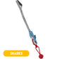 🐶Interactive Dog Rope Toy with Squeaker & Non-Slip Handle – Heavy-Duty Tug of War Toy, 180KG Tensile Strength, Suction Cup Option for Solo Play, for Aggressive Chewers – Shark, Eagle, Corn Designs